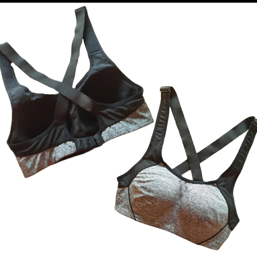 VSX Victoria's Secret Heather Stand Out Sports Bra